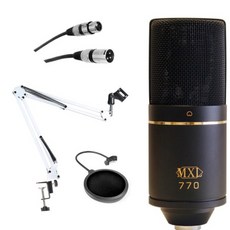 MXL 770 방송용 컨덴서 마이크 패키지 FCS10, 본품