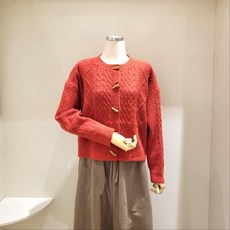 [_]러브앤쇼 꽈배기 단추포인 가디건 LCEKGCD01