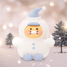 카카오프렌즈 화이트에디션 눈오리 춘식이 인형 크리스마스