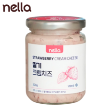 [넬라] 딸기 크림치즈, 1개, 200g