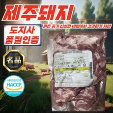 제주 돼지 뒷고기 500g (제주 도지사 품질인증), 1개