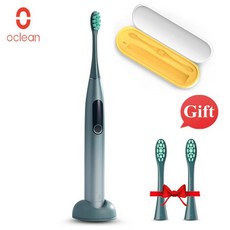 Oclean X Pro 글로벌 버전 스마트 소닉 전동 칫솔 IPX7 터치 스크린이있는 성인용 고속 전동 칫솔, 05 Add 2 PW09 Head case_02 체코