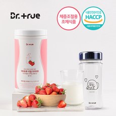 닥터트루초유산양유프로틴담은리얼다이어트식사대용단백질쉐이크딸기맛750g