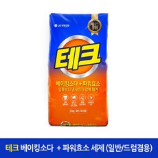 LG생활건강 테크 파워분말세제 베이킹소다함유 (일반드럼겸용) 6kg, 1개