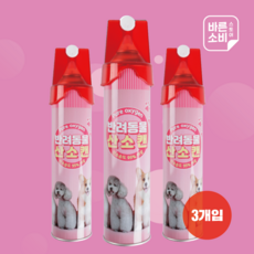 휴대용 산소캔 순수 클린 강아지 고양이 816ml 3P, 3개