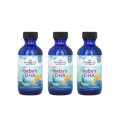 노르딕내츄럴스 어린이 DHA 1050mg 오메가-3 비타민D3, 60ml, 3개