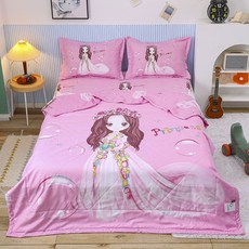 여자아이공주극세사이불