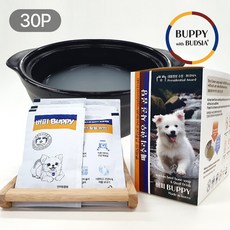 BUPPY버피 버드시아 강아지 메추리 한우 사골곰탕 1200ml (40mlx30p) 수제간식 고양이 보양식, 30팩, 40ml, 메추리 한우 사골 곰탕 - 메추리간식