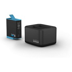 GoPro 이중 충전기HERO10 블랙/HERO9 블랙 - 공식 액세서리ADDBD-001, Charger + Battery