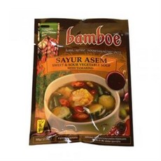 밤보 사유르 사워 아셈 60g BAMBOE SAYUR ASEM WITH TAMARIND Bambo INDONESIA FOOD SAUCE VEGETABLE SOUP