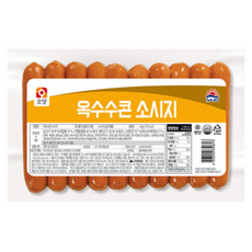 사조오양 옥수수콘 소시지 1kg, 4개