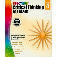 Spectrum Critical Thinking for Math Grade 4