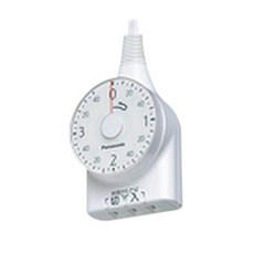 파나소닉(Panasonic) 다이얼 타이머 3시간형 1m코드 첨부 화이트 WH3211WP, 1개