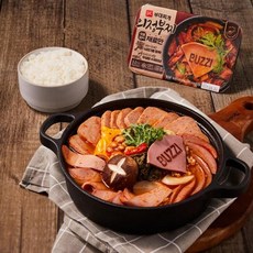 밥라벨 의정부 시래기 부대찌개 간편조리 300g x 3팩 (매운맛 순한맛) 택1, 02.매운맛 300g 3팩, 3개