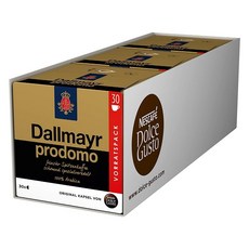 Nescafe Dolce Gusto 네스카페 돌체구스토 달마이어 프로도모 커피캡슐 3팩 (90캡슐) 캡슐커피, 6팩