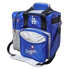 MLB 다저스 원볼 슈즈 토트백 볼링가방 볼링백 볼링용품, 블루/실버