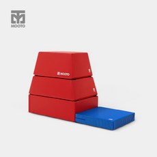 [무토] 베이직 뜀틀(3~4단)-레드, 없음