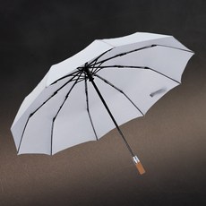 셀링뉴 빗속의 로맨스 튼튼한 3단 자동 접이식 고급 우산 UV차단 우양산 초발수 폰지원단 원목핸들