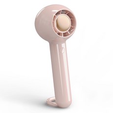 하이온 H20 무선 휴대용 핸디 탁상용 USB 충전식 미니 선풍기, 핑크