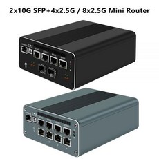 주식컴퓨터 13 세대 소프트 라우터 2*10G SFP 4x 인텔 i226-V U300E i5 1240P 8x2.5G LAN 2 * SATA 방화벽 기기 미니 PC Proxmox 서, CHINA, 32GB DDR5 512GB NVMe, U300E 2SFP 4x2.5G