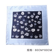 쁘띠스카프 항공승무원 스튜어디스 레이스스카프 여성스몰 스퀘어 오피스 항공 유니폼 액세서리 활용성굿 은행 양성 호텔, 동부 항공 E 60cm 60cm