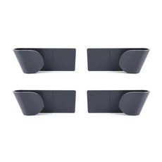 냄비 뚜껑 거치대 펀칭 벽걸이 홀더 접착 랙 주방 팬 커버 보관, 2.2 pairs, 1개