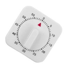 간판타이머 전자식 타이머 콘센트 알람 기계식 게임 주방 알림 사각형 1 60 분, 1개