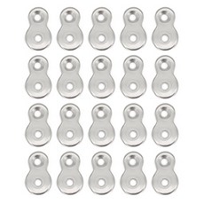 아이베란다 8자 철물 가구 책상 상판 연결 브라켓 20x34mm, 20개