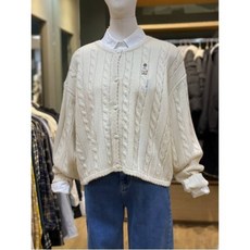 후아유 W몰 후아유 스티브 꽈배기 가디건 WHCKB1223FIV_K3N3