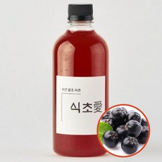 스윗쿡 식초앤 천연 자연 발효 아로니아식초 100% 무첨가, 1개, 500ml
