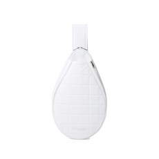 러브포티 테니스가방 LOVEFORTY QUILTING RACKET BAG WHITE, 화이트, 1개