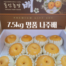 설날 고당도 맛있는 나주배 명절선물 배세트 과일선물 못난이 가정용 선물용 흠집 명절과일 75kg, 14과 이내 7.5kg