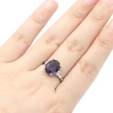 국산자수정반지