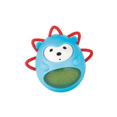 3살 흔들흔들 딸랑딸랑 청각발달 귀여운 아기장난감 고슴도치 오뚝이 오똑이 영유아, 블루, 1개