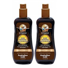 Australian Gold 오스트리안 골드 다크 태닝 액셀러레이터 스프레이 Dark Tanning Accelerator Spray 8oz(237ml) 2팩, 1box