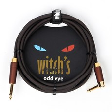 Witchs - Odd Eye 악기용 케이블 1.5m Black (OD-150L BK), *, *, *
