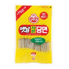 순수 고구마전분 오뚜기 옛날 자른당면 300g 1개, 단일 수량