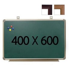 토탈 자석 우드 물백묵 칠판 400X600