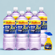 블스원 레인OK 3in1 에탄올 코팅워셔액 1.8L 6개 + 발수코팅제 증정, 에탄올코팅워셔액1.8L6개+발수코팅제