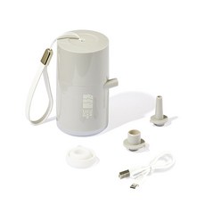  탄씨엔쯔 USB 충전 에어펌프 MHDS10964, 그레이 