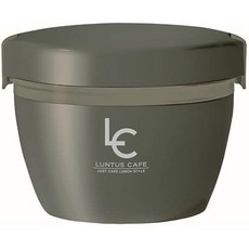 ASVEL 아스벨 보온도시락 란타스 카페 덮밥 CD-620 담아내기 간단 620ml 그레이 다양한 메뉴 지원 A3248, 1개