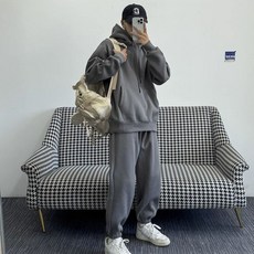 COSYEVNO 남성 트레이닝복세트 후드 가을상의+바지