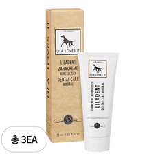 릴라러브스잇 릴라덴트 덴탈케어 미네랄 치약, 75ml, 3개