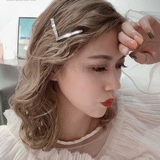 kirahosi 성인 머리 장식 심플 머리핀 귀여운 소녀 앞머리 클립 헤어핀 외출 헤어 액세서리 34 HR +덧신 증정 CLrb9a70