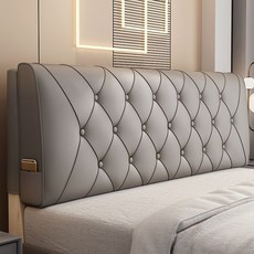 침대헤드쿠션 침대헤드 침대등쿠션 방석쿠션 헤드쿠션 침대헤드보드 삼각쿠션 침대등받이쿠션 등받이쿠션, 테크 크로스-빈티그레이-다이아