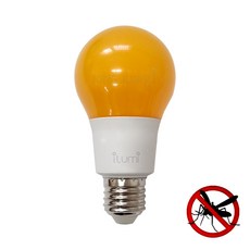 일루미 LED bulb 모기퇴치램프 8W E26 벌레해충전구 모기전구 KC인증 방충전구 방충구, 일루미 모기퇴치램프 8W E26, 1개