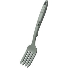 유연한 조리 도구 다기능 스파게티 포크 실리콘 샐러드 서빙 주방 액세서리 순수한 빨간색, 1개, pure gray-green