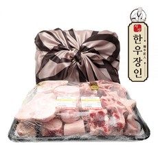 한우 사골 최고급 선물세트이바지 부모님 선물 우족 꼬리, 1.한우고급선물(사골5kg), 1개