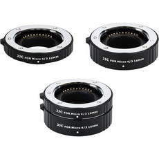 JJC X Mount Auto Focus Macro Extension Tube Set for Fuji Fujifilm XT5 XT4 XT3 XT2 XS20 XS10 XT30 I