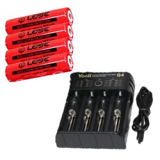 삼성 18650 3500mAh 충전지 4알 + 4구 충전기, 1개, 1개입 1개, 1개입